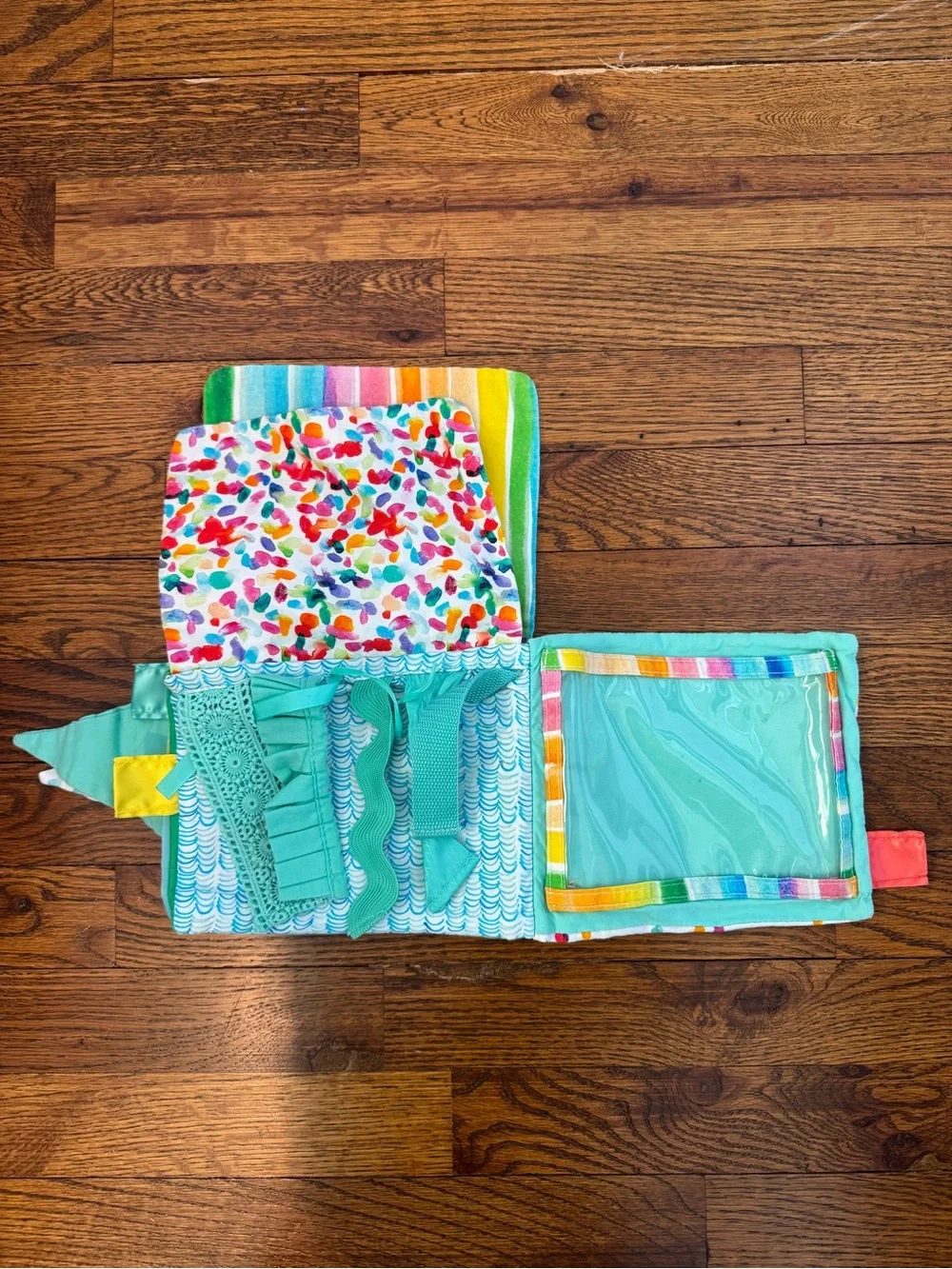 Lovevery Soft‎ Sensory Colorful Book Toy from Charmer Kit Book ONLY
